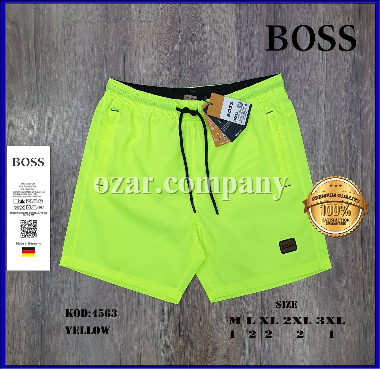Мужские Пляжные Шорты Hugo Boss