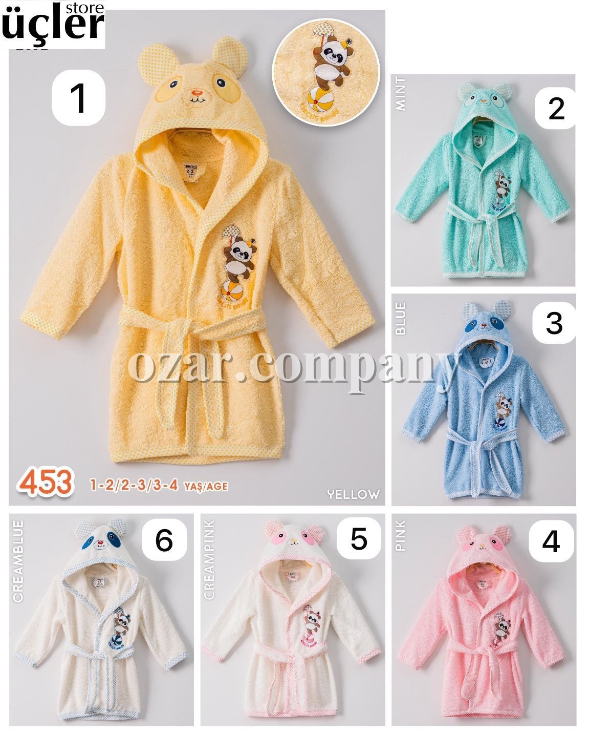 Халат Для Новорождённых Ramel (1-2/2-3/3-4лет)