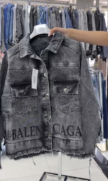Женский Джинсовый Пиджак Balenciaga