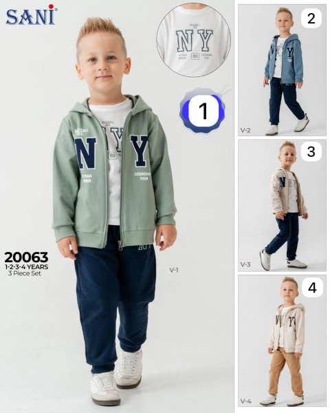 Костюм Тройка Для Мальчика Sani (1-2-3-4лет) 
