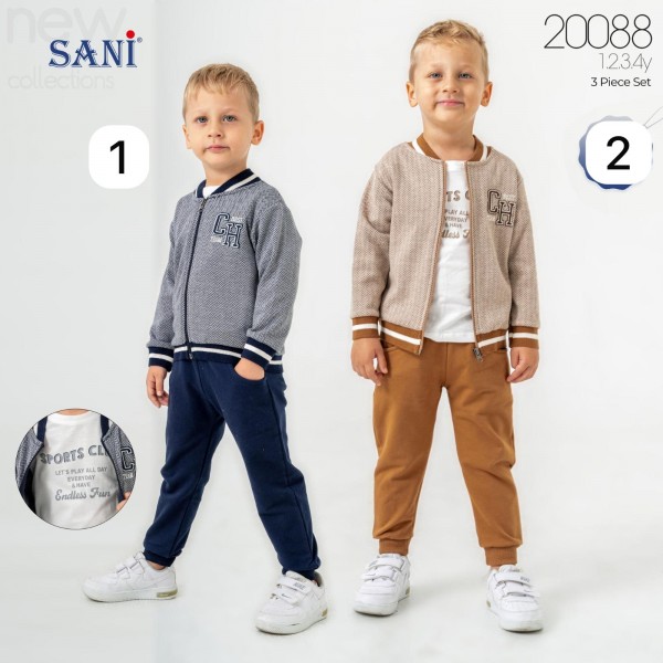 Костюм Тройка Для Мальчика Sani (1-2-3-4лет) 