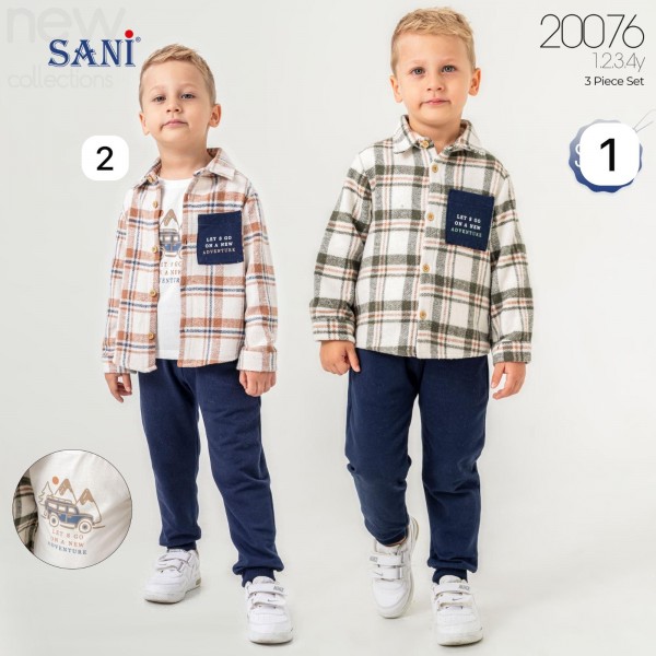 Костюм Тройка Для Мальчика Sani (1-2-3-4лет) 