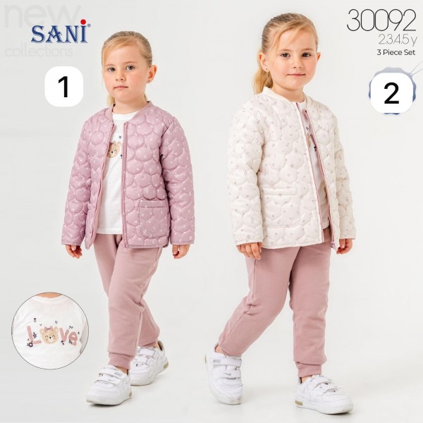 Костюм Тройка Для Девочки Sani (2-3-4-5лет)