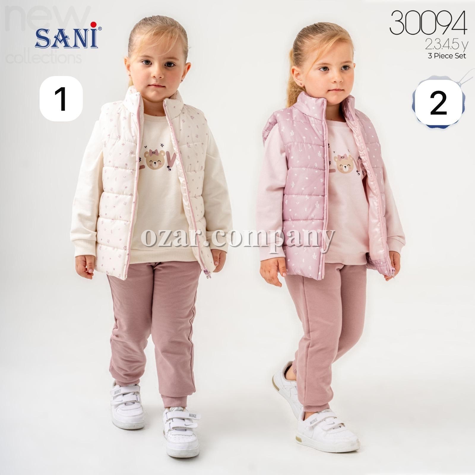 Костюм Тройка Для Девочки Sani (2-3-4-5лет)