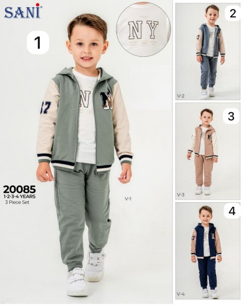 Костюм Тройка Для Мальчика Sani (1-2-3-4лет) 