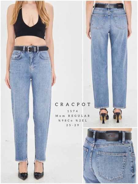 Женские Джинсы Cracpot 