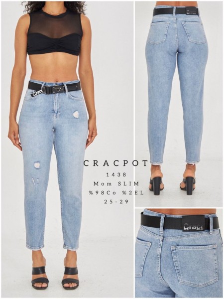 Женские Джинсы Cracpot 