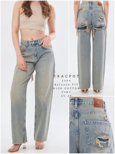 Женские Джинсы Cracpot 