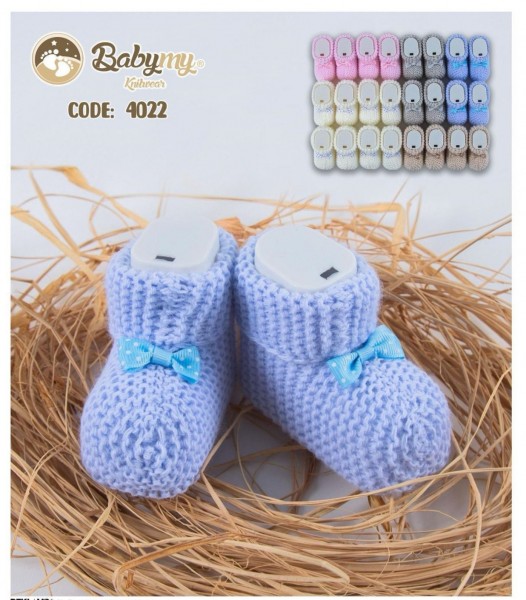 Вязанные Пинетки Для Новорождённых Babymy (0-1-3-6-9-12мес.)