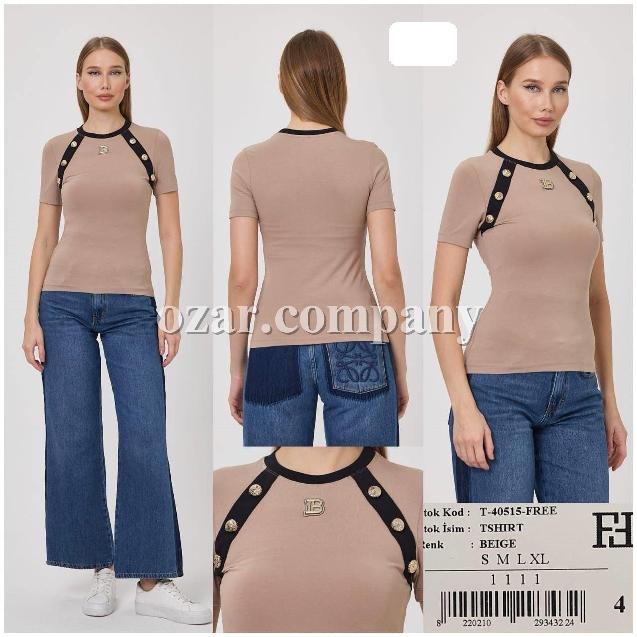 Женская Футболка Balmain