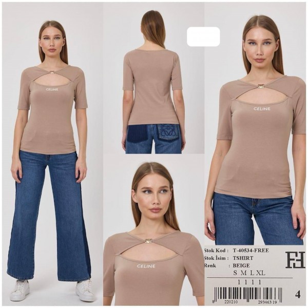 Женская Футболка Celine