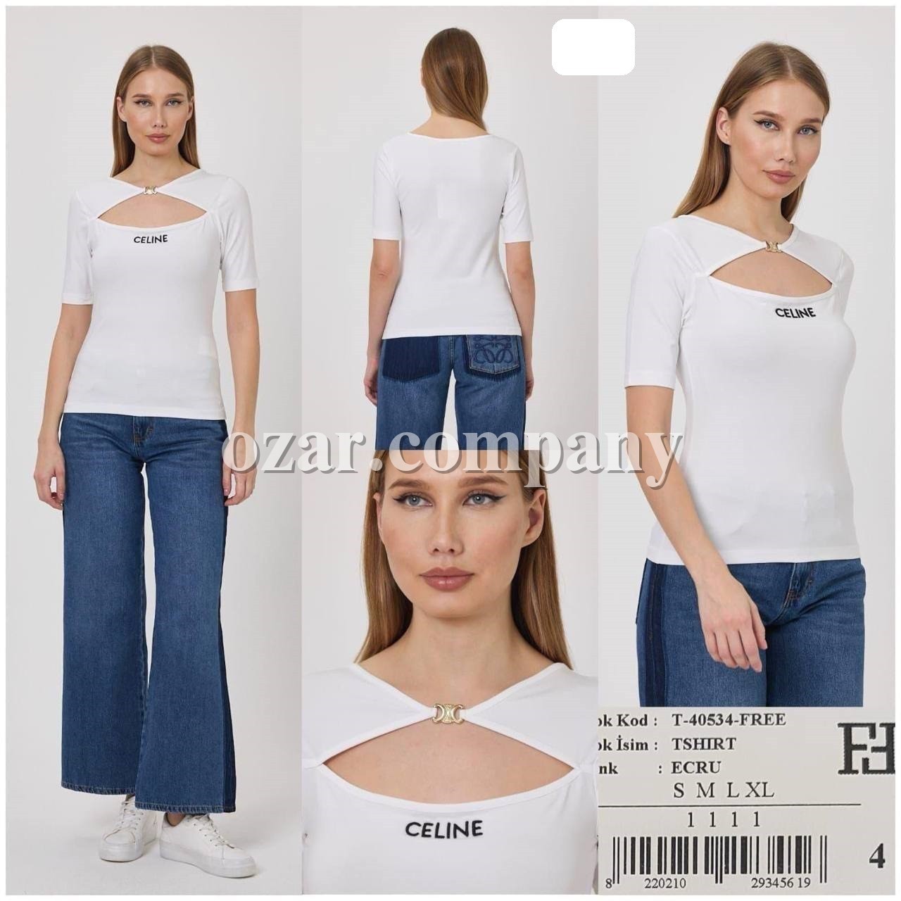 Женская Футболка Celine