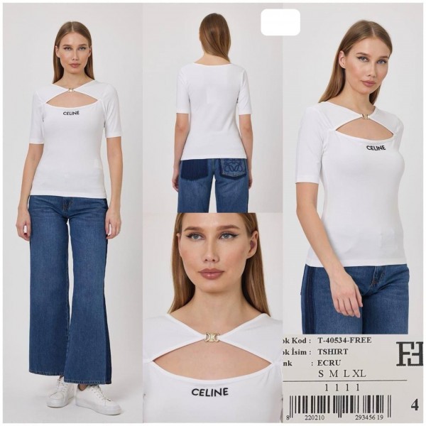 Женская Футболка Celine