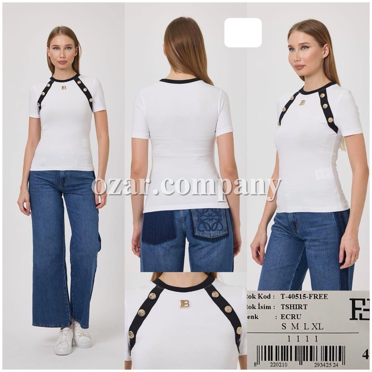 Женская Футболка Balmain