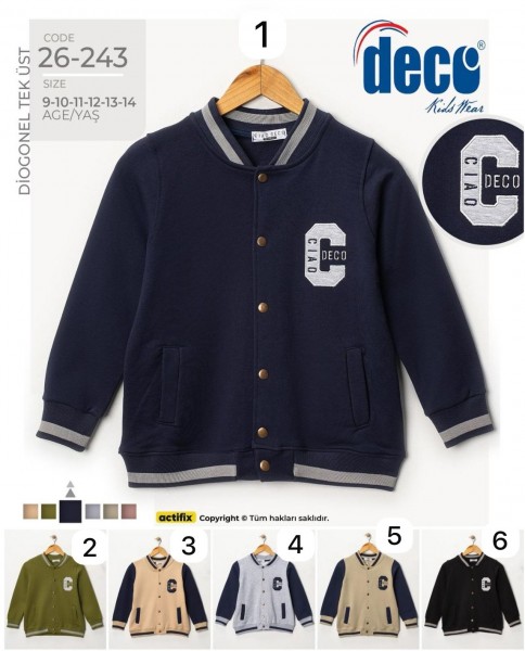 Бомбер Для Мальчика Deco (9-10-11-12-13-14лет) 