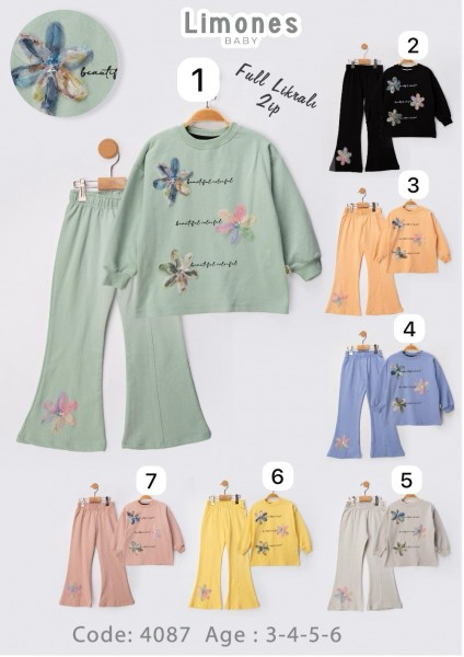 Костюм Двунитка Для Девочки Limones (3-4-5-6лет) 