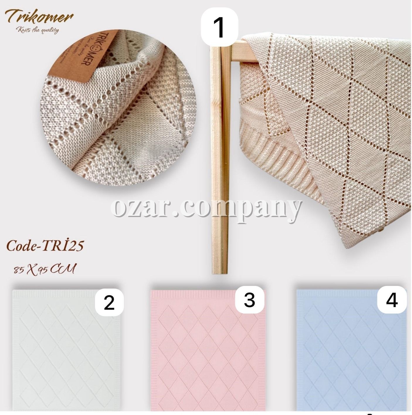 Плед Для Новорождённых Trikomer (85*95см)