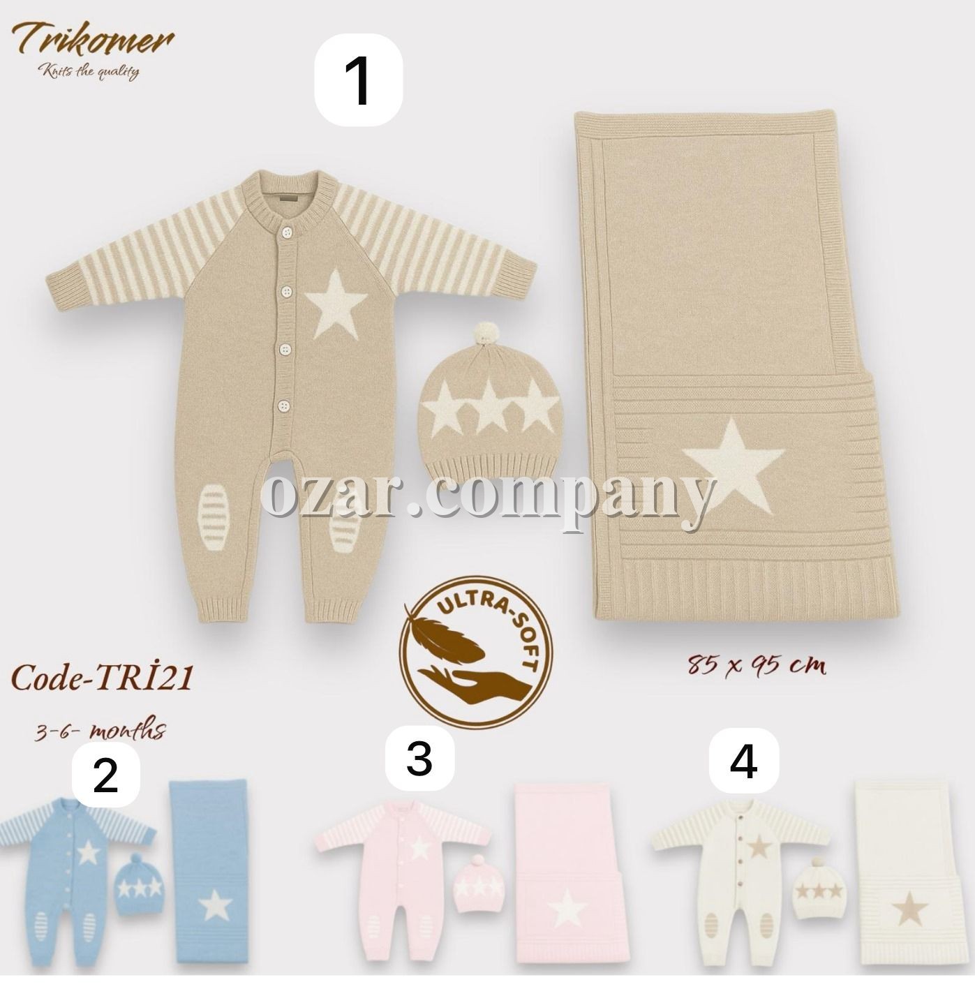 Комплект Для Новорождённых Tricomer (3-6мес.)