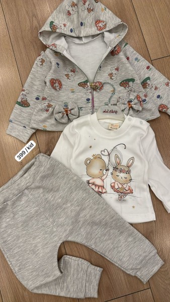 Костюм Тройка Для Девочки Mini Clup (9-12-18-24мес.)