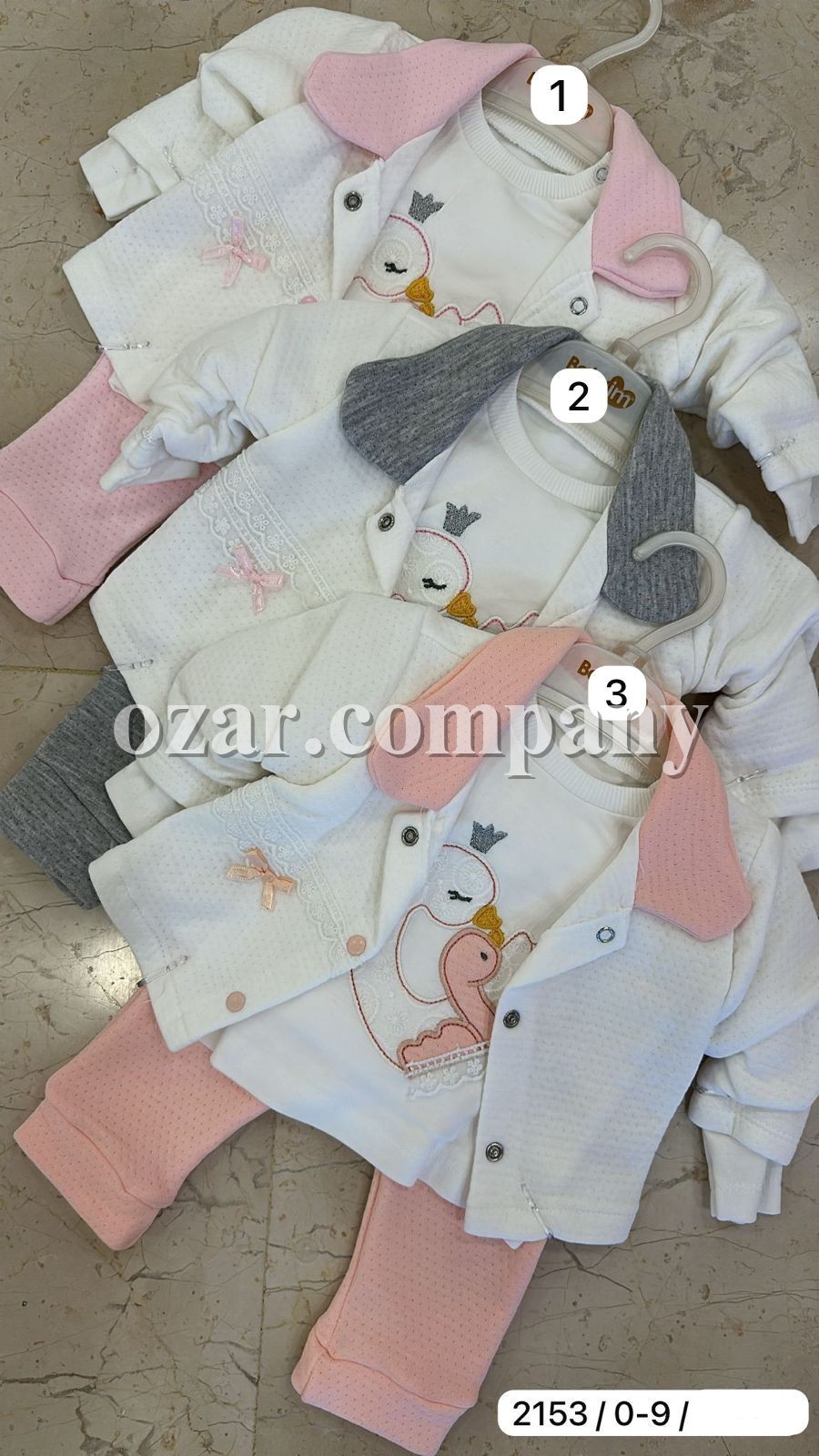 Костюм Тройка Для Девочки Baby Im (0-3-6-9мес.)