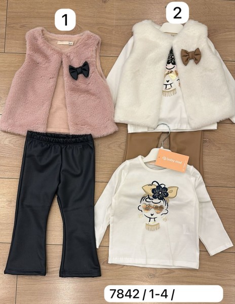 Костюм Тройка Для Девочки Baby Rose (1-2-3-4лет) 