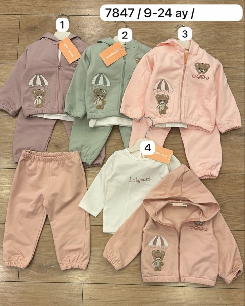 Костюм Тройка Для Девочки Baby Rose (9-12-18-24мес.)