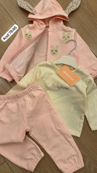 Костюм Тройка Для Девочки Baby Rose (9-12-18-24мес.)