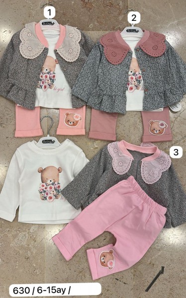 Костюм Тройка Для Девочки Babyhi (6-9-12-18мес.)