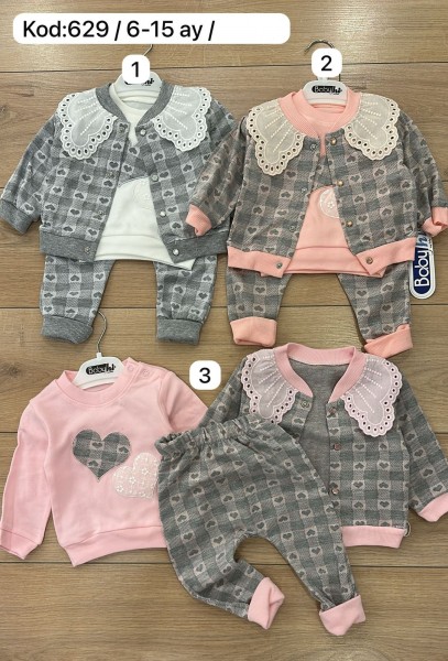Костюм Тройка Для Девочки Babyhi (6-9-12-18мес.)