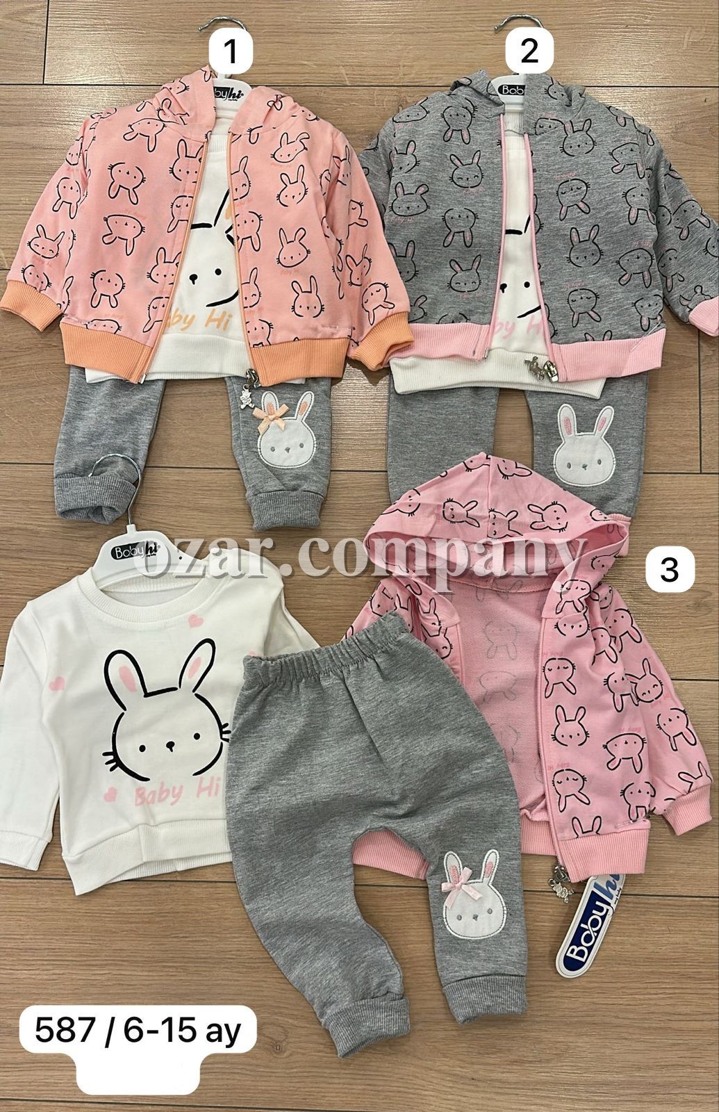 Костюм Тройка Для Девочки Babyhi (6-9-12-18мес.)