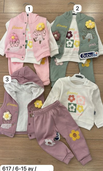 Костюм Тройка Для Девочки Babyhi (6-9-12-18мес.)