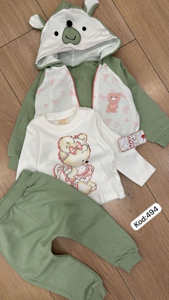 Костюм Тройка Для Девочки Mini Clup (9-12-18-24мес.)