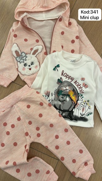 Костюм Тройка Для Девочки Mini Clup (9-12-18-24мес.)
