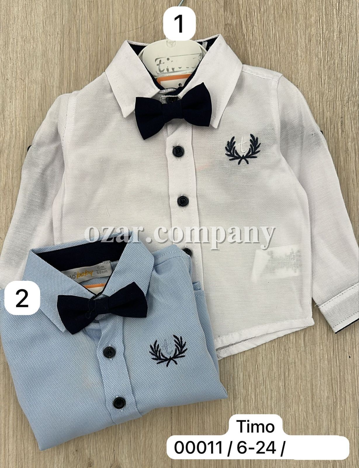 Рубашка Для Мальчика Timo Baby (6-12-18-24мес.)