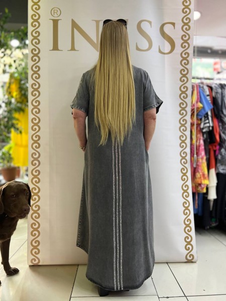 Женское Джинсовое Платье Iness (Большие размеры)