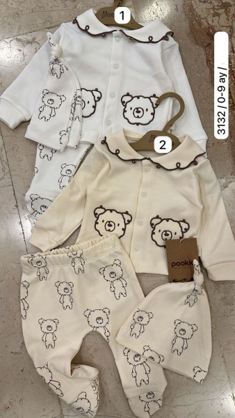 Комплект Для Девочки Pookie (0-3-6-9мес.)