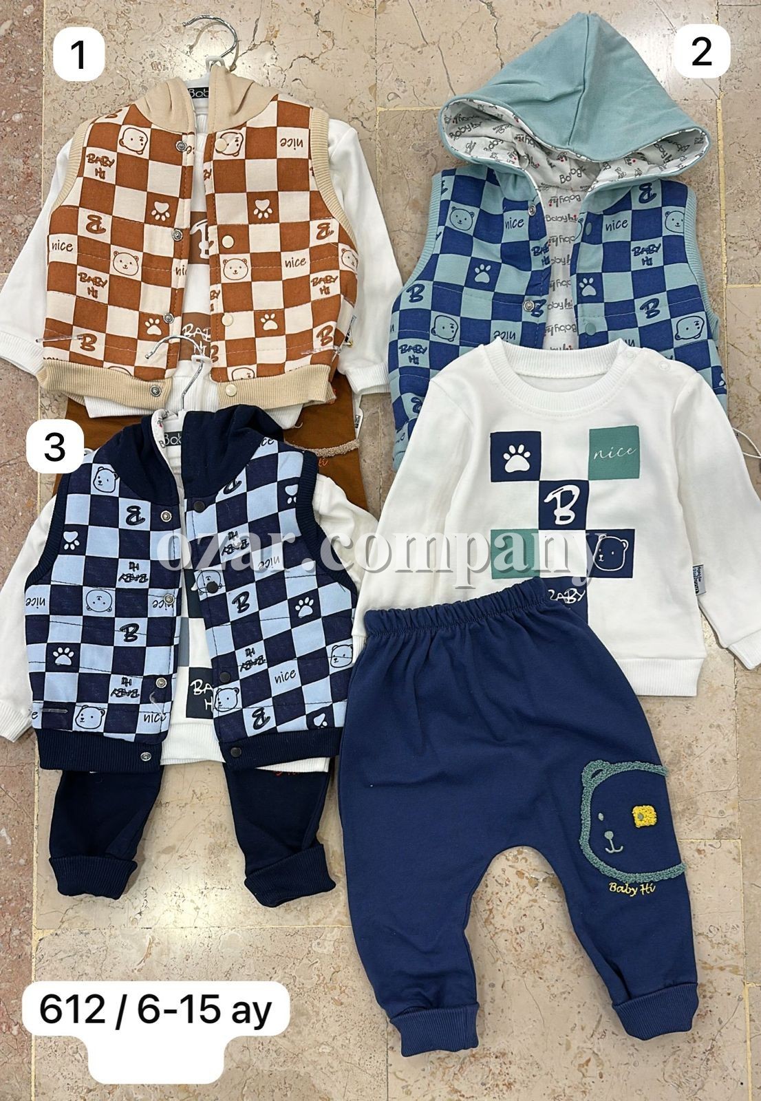 Костюм Тройка Для Мальчика Babyhi (6-9-12-18мес.)