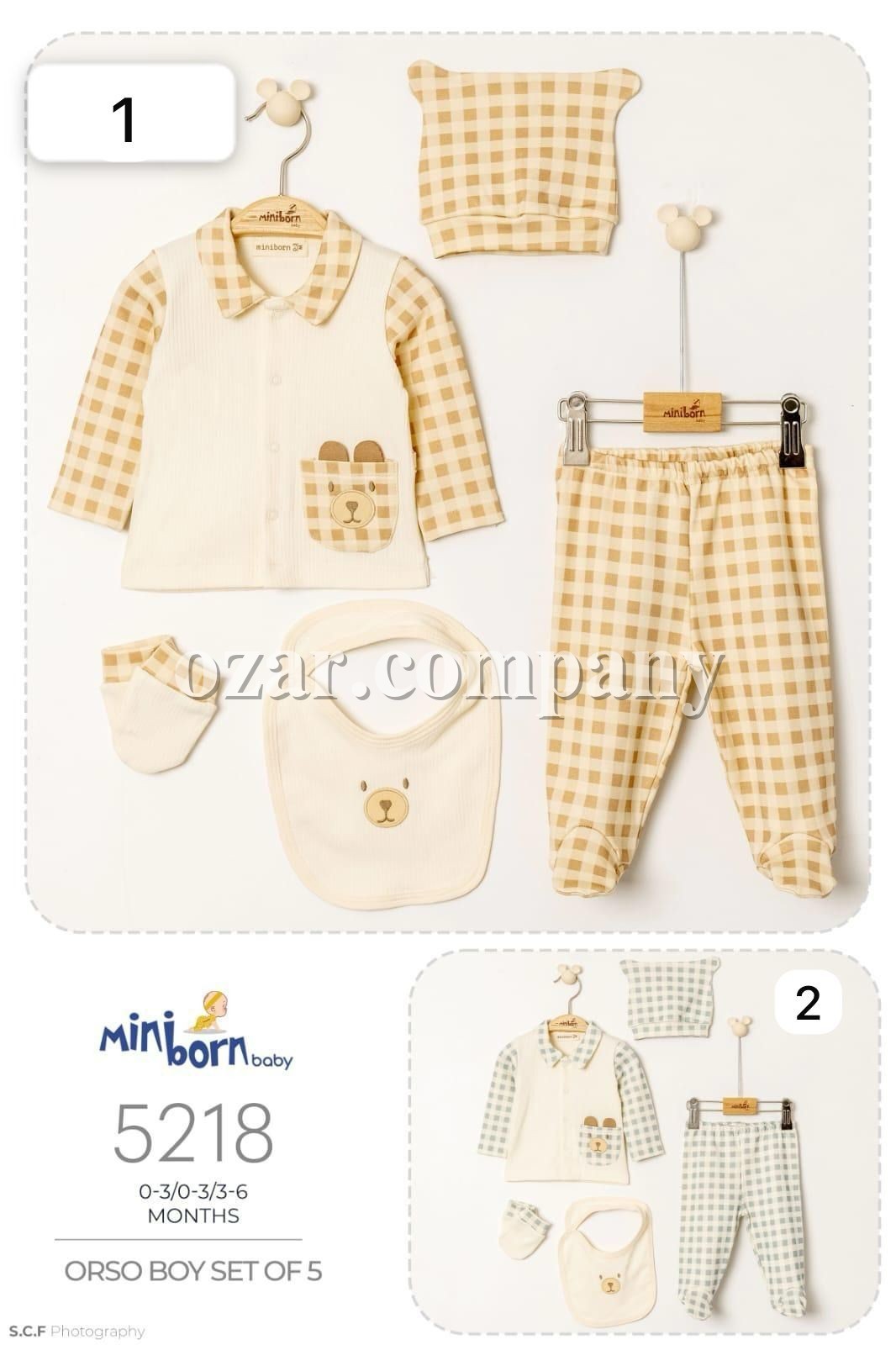 Комплект Для Новорождённых Mini Born (0-3/0-3/3-6мес.)