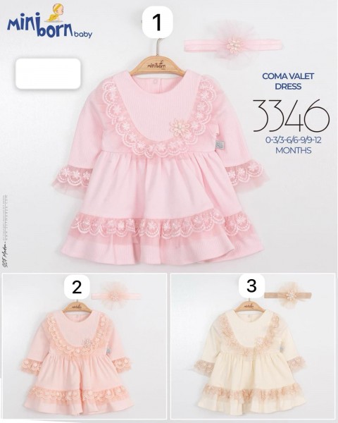 Платье Для Девочки Mini Born (0-3/3-6/6-9/9-12мес.)