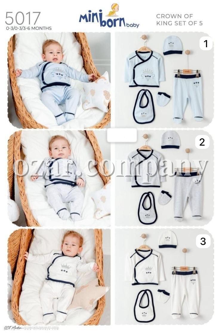 Комплект Для Мальчика Mini Born (0-3/0-3/3-6мес.)