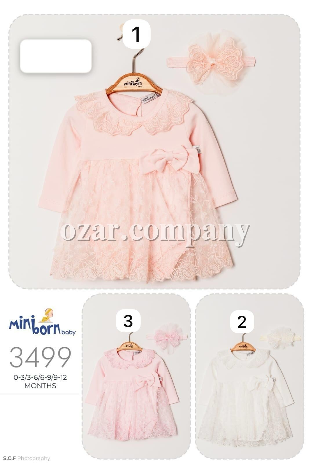 Платье Для Девочки Mini Born (0-3/3-6/6-9/9-12мес.)