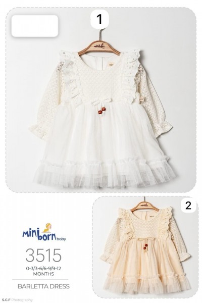 Платье Для Девочки Mini Born (0-3/3-6/6-9/9-12мес.)