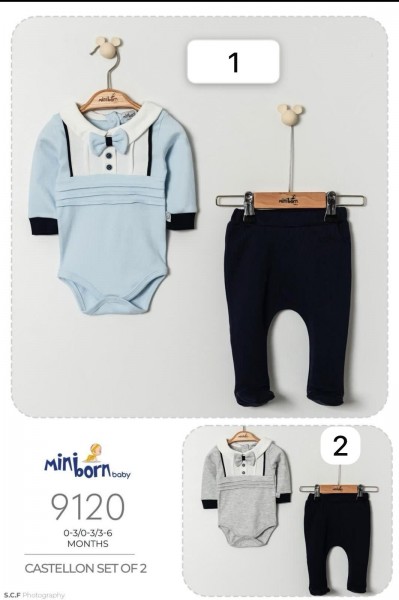 Комплект Для Мальчика Mini Born (0-3/0-3/3-6мес.)