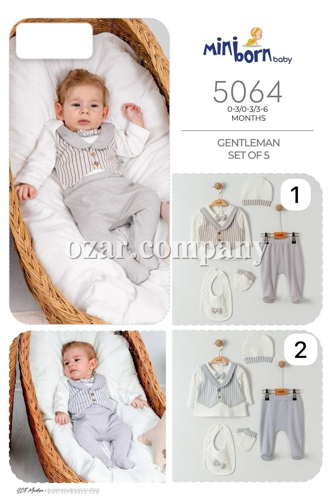 Комплект Для Мальчика Mini Born (0-3/0-3/3-6мес.)