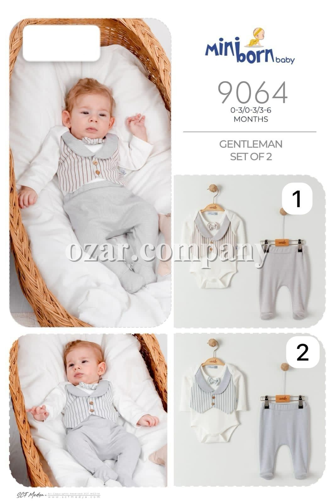 Комплект Для Мальчика Mini Born (0-3/0-3/3-6мес.)