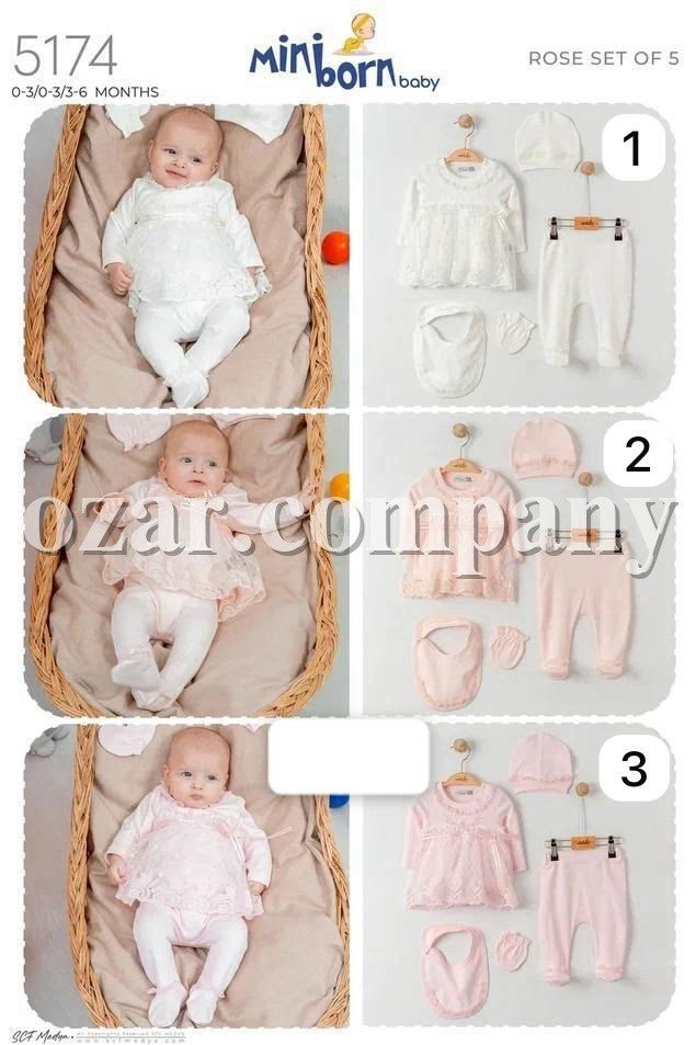 Комплект Для Девочки Mini Born (0-3/0-3/3-6мес.)