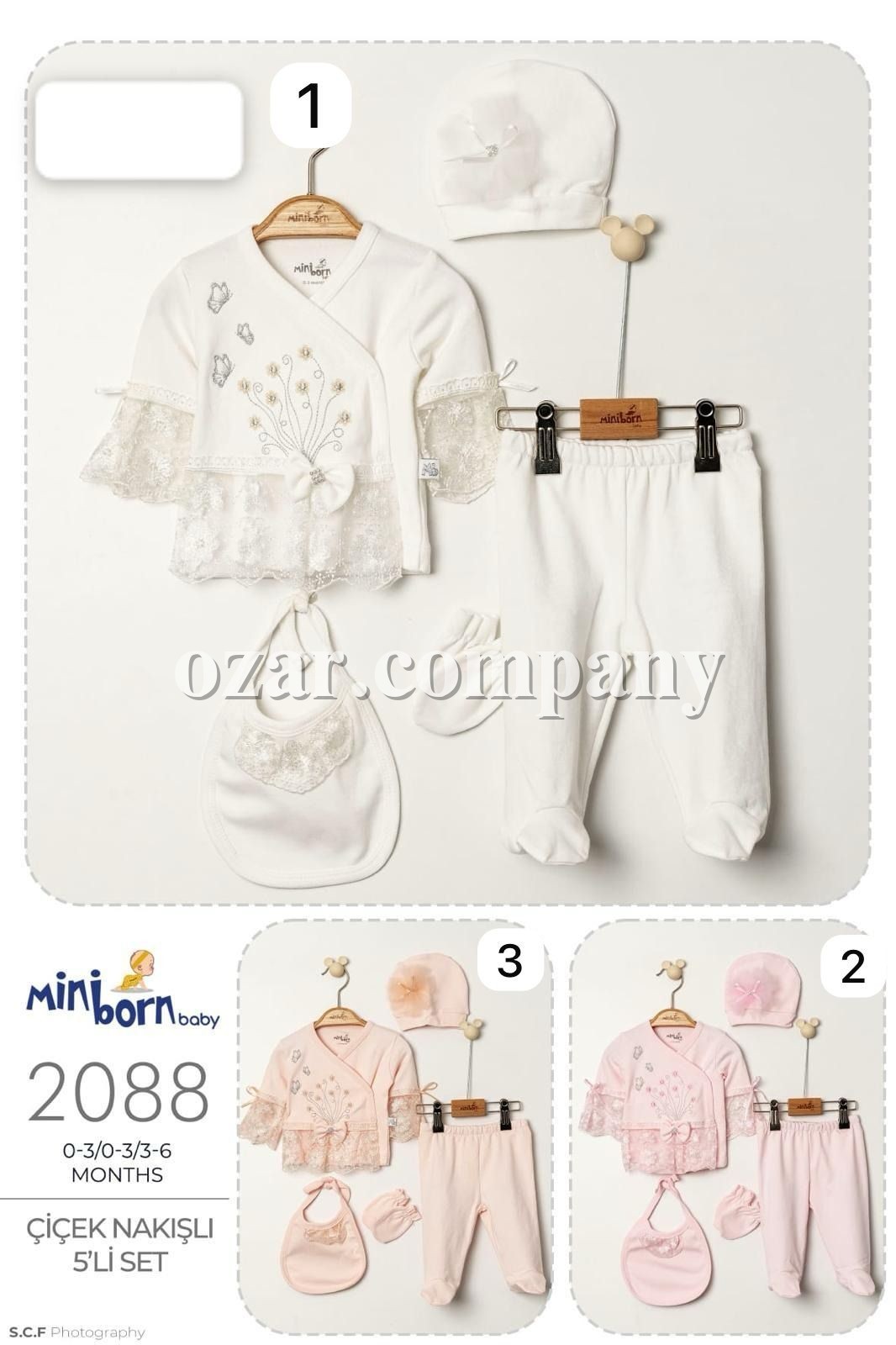 Комплект Для Девочки Mini Born (0-3/0-3/3-6мес.)