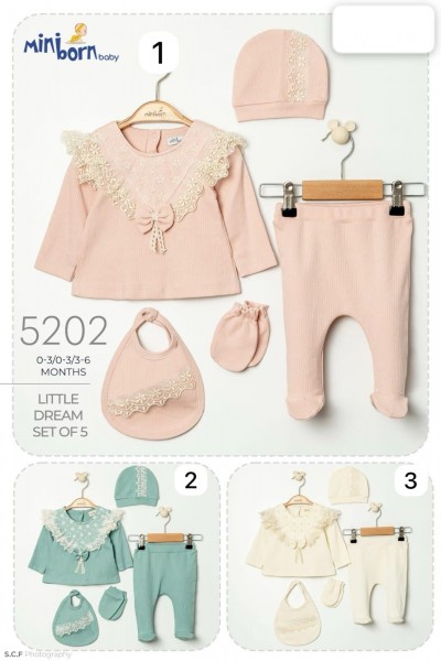 Комплект Для Девочки Mini Born (0-3/0-3/3-6мес.)