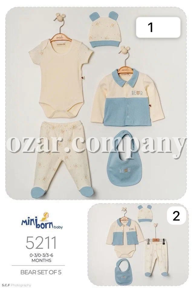 Комплект Для Мальчика Mini Born (0-3/0-3/3-6мес.)