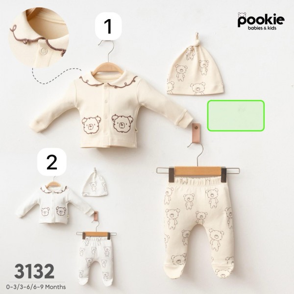 Комплект Для Девочки Pookie (0-3/3-6/6-9мес.)